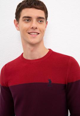 Erkek Lacivert Bisiklet Yaka Triko Kazak - 50223884011