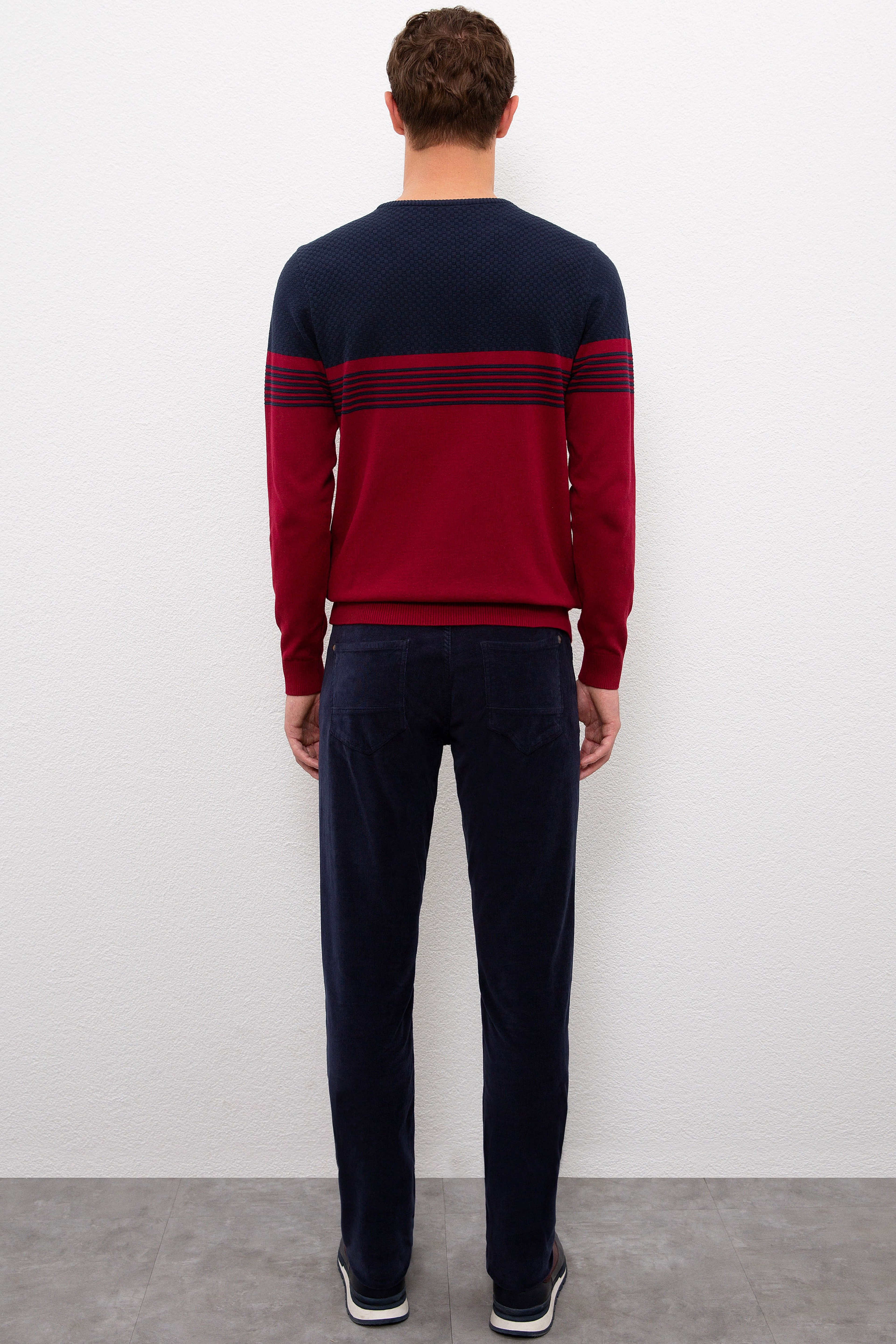 Erkek Lacivert Chinos - Image 3