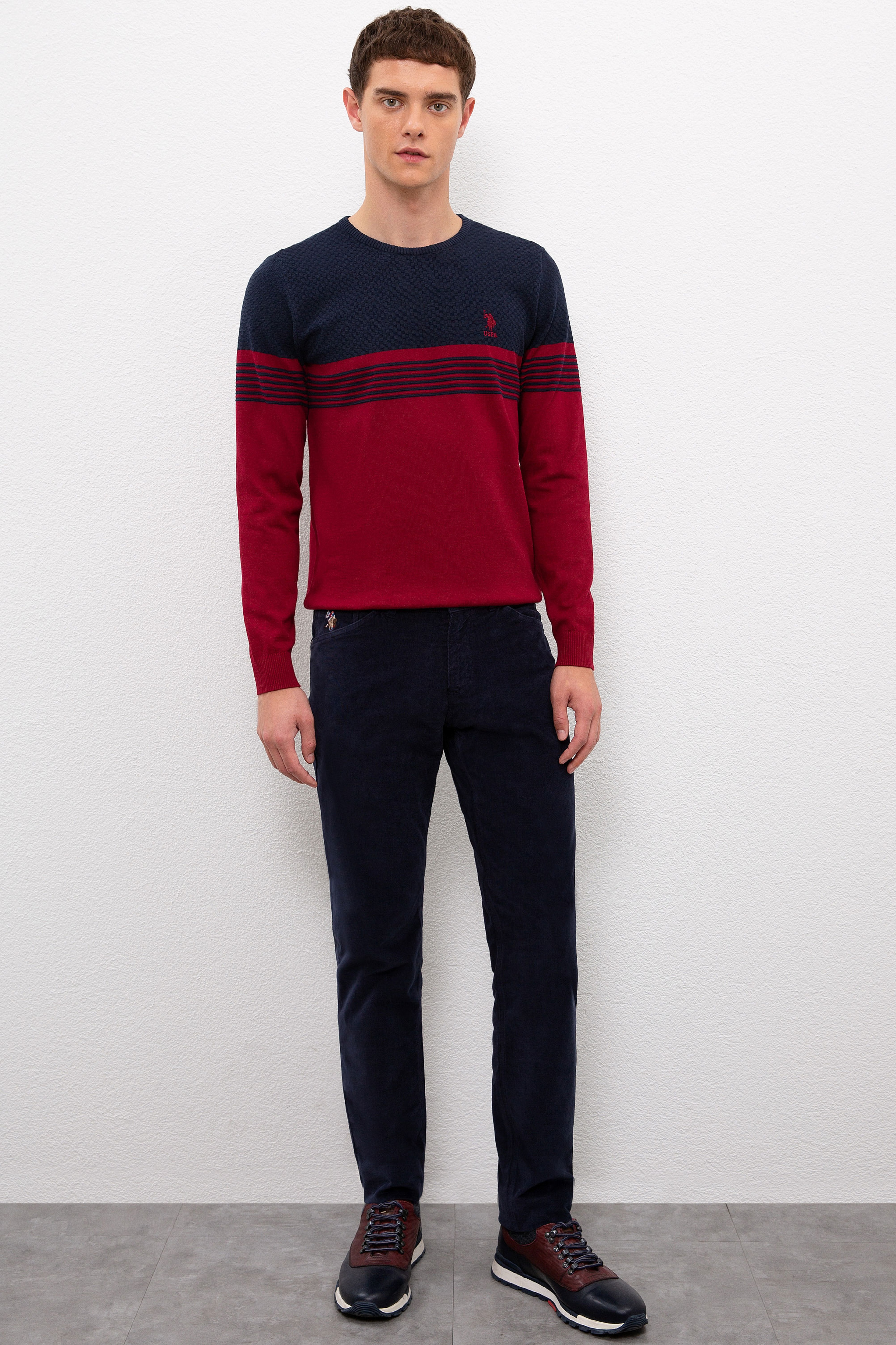 Erkek Lacivert Chinos