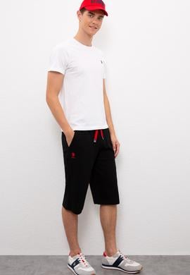 Erkek Siyah  Örme Şort - 50222631033