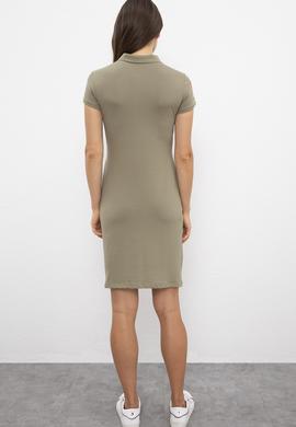 Kadın Yeşil Örme Elbise - 50221981074