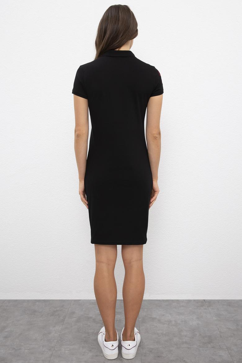 Kadın Siyah Örme Elbise - 50202684069