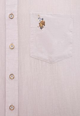 Erkek Gri Gömlek Kısakol - 50218909038