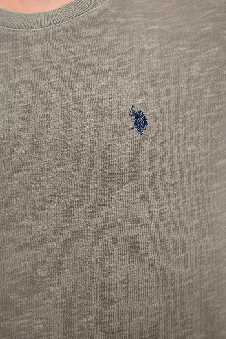 Erkek Haki Basic Tişört - 50220102005