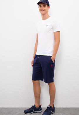 Erkek Lacivert  Örme Şort - 50224107010