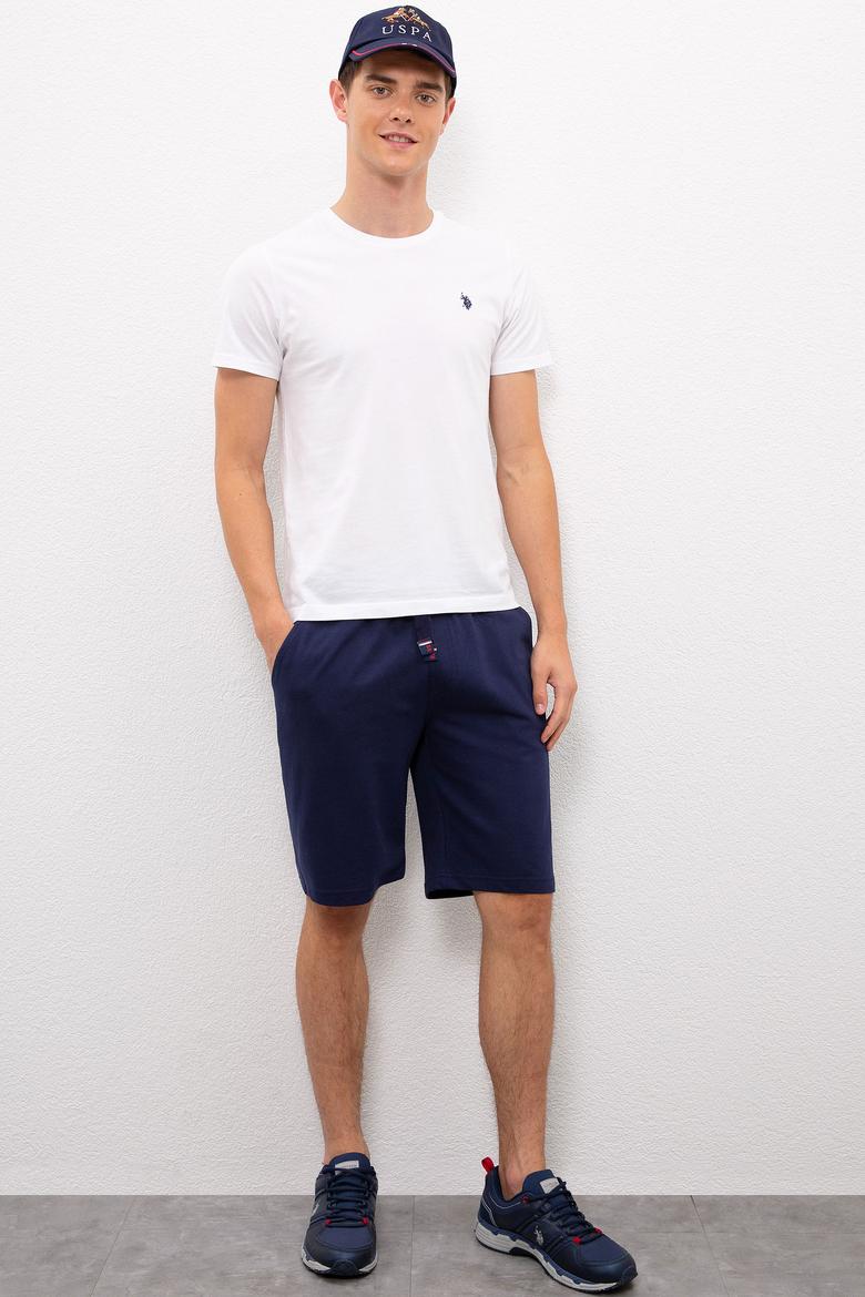 Erkek Lacivert  Örme Şort