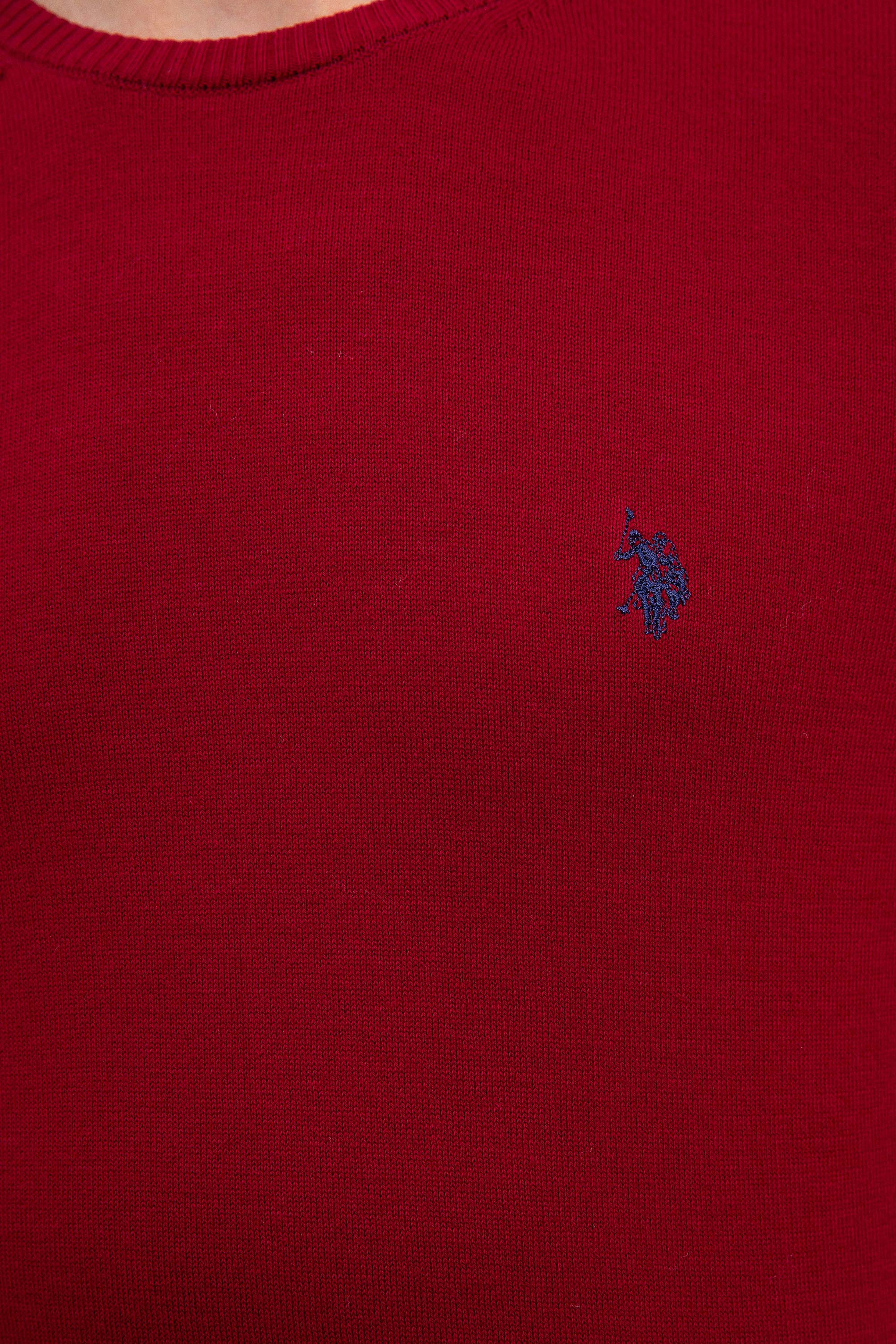 Erkek Bordo Basic Kazak - Image 5