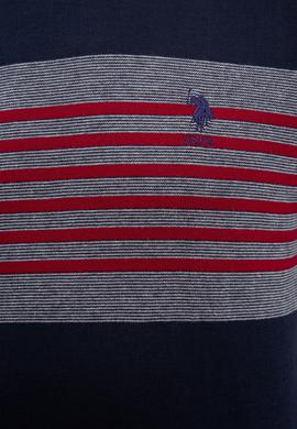 Erkek Lacivert Bisiklet Yaka Triko Kazak - 50229201007