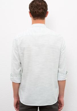 Erkek Yeşil Gömlek Uzunkol - 50218748010