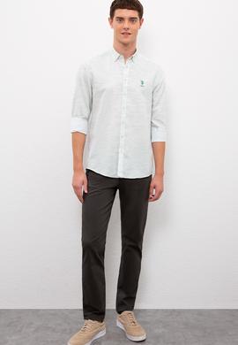 Erkek Yeşil Gömlek Uzunkol - 50218748010