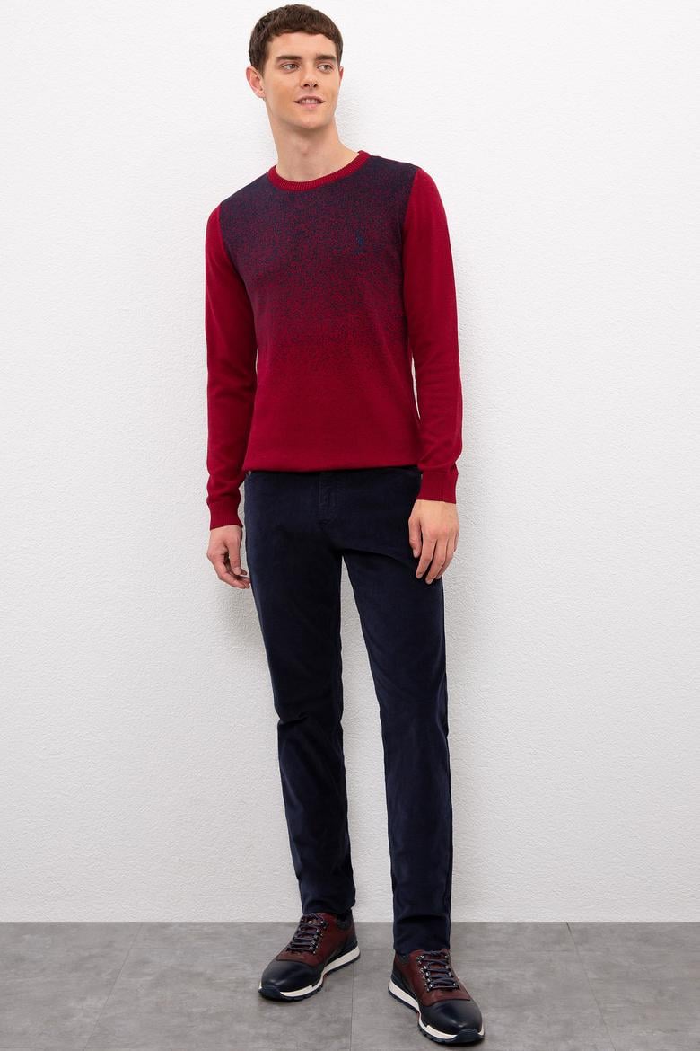 Erkek Bordo Kazak - 50223857037