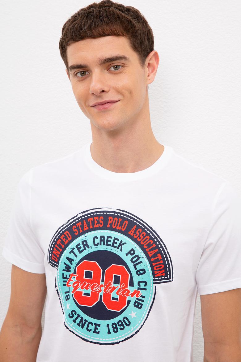 Erkek Beyaz Tişört - 50217767006