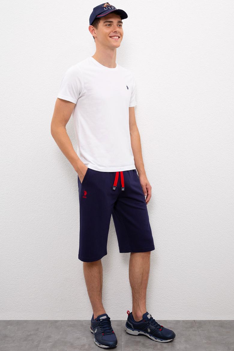 Erkek Lacivert Örme Şort - 50222631023