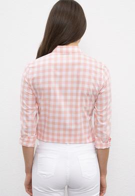 Kadın Çok Renkli Uzun Kollu Gömlek - 50225788115