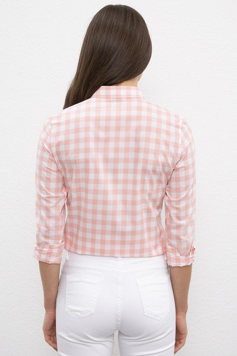 Kadın Çok Renkli Uzun Kollu Gömlek - 50225788115