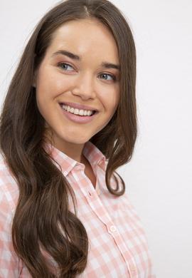 Kadın Çok Renkli Uzun Kollu Gömlek - 50225788115