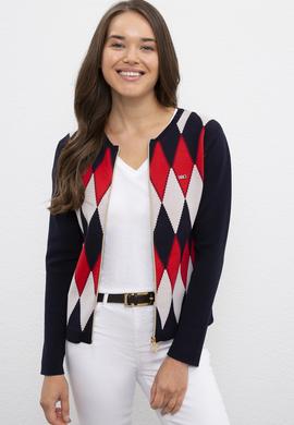 Kadın Lacivert Triko Hırka - 50200298011