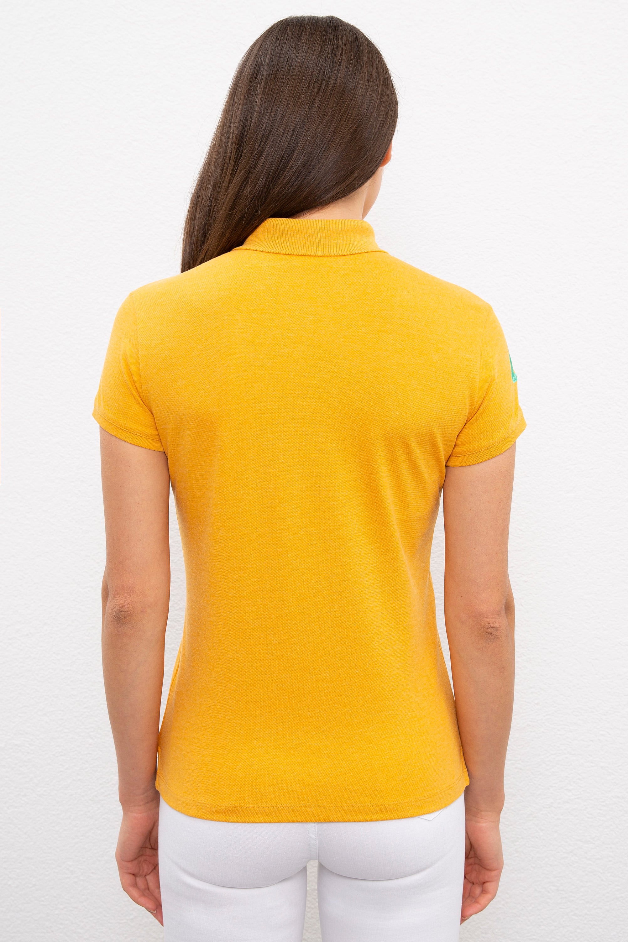 Kadın Sarı Basic T-shirt