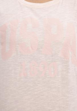 Kadın Pembe Bisiklet Yaka T-Shirt - 50202255037