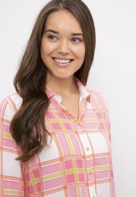 Kadın Pembe Gömlek Uzunkol - 50218790001