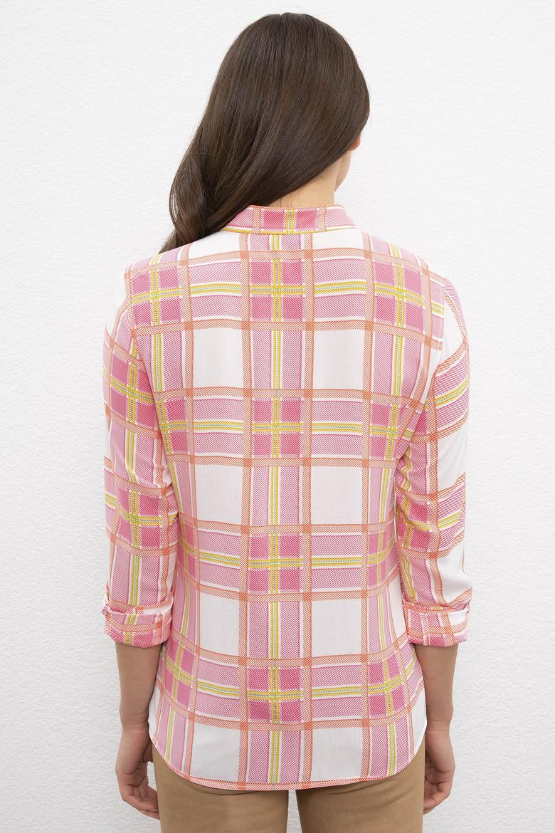 Kadın Pembe Gömlek Uzunkol - 50218790001