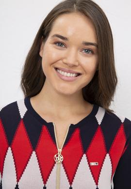 Kadın Lacivert Triko Hırka - 50200298011