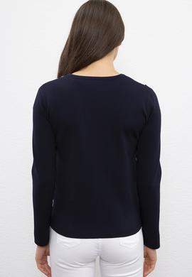 Kadın Lacivert Triko Hırka - 50200298011