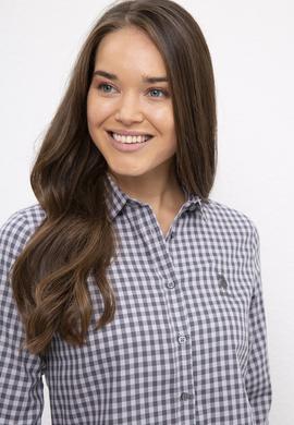 Kadın Gri Gömlek Uzunkol - 50207940033