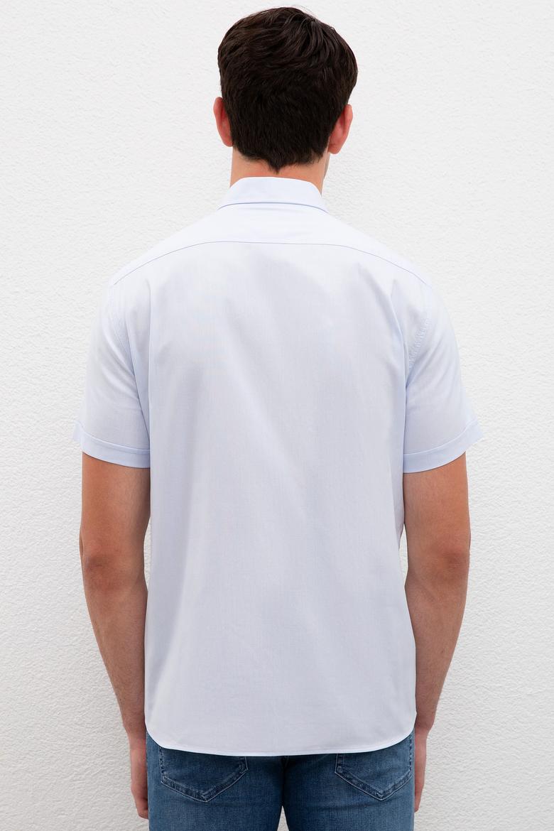 Erkek Mavi Gömlek Kısakol - 50218916007