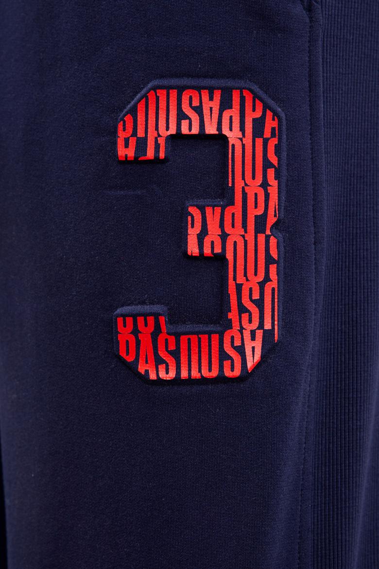 Erkek Lacivert  Örme Şort - 50218873010