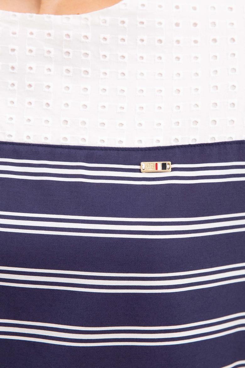 Kadın Lacivert Dokuma Elbise - 50218496004