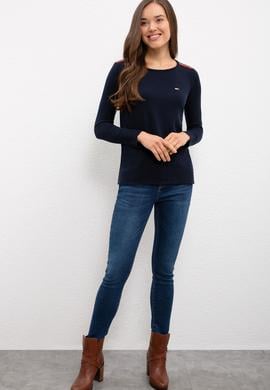 Kadın Lacivert Kazak - 50223950007