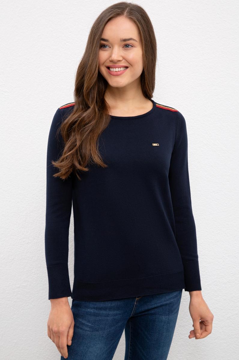 Kadın Lacivert Kazak