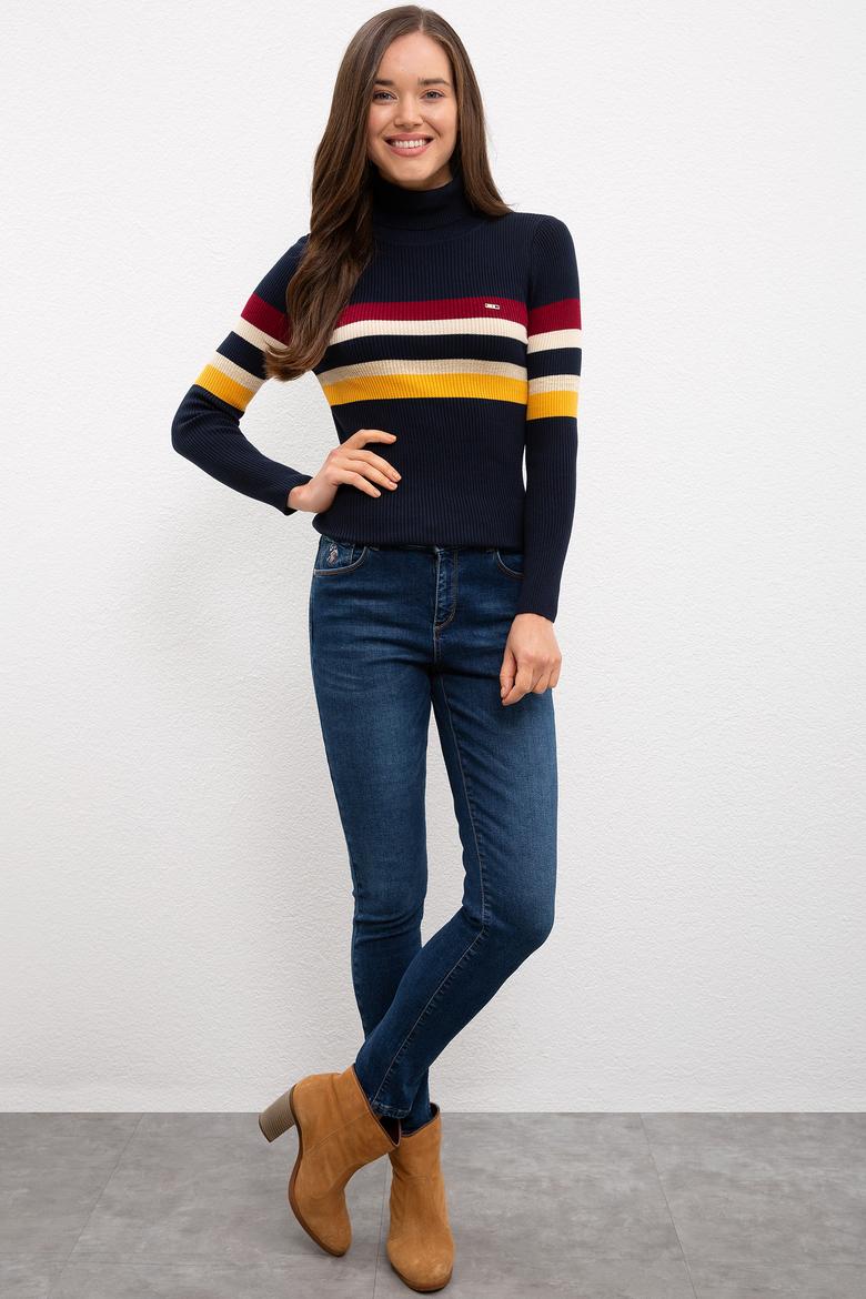 Kadın Lacivert Kazak - 50223954007