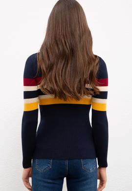 Kadın Lacivert Kazak - 50223954007