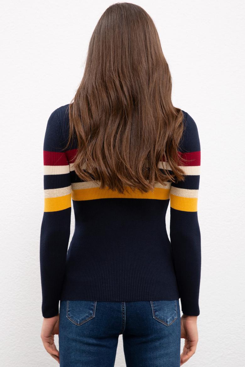 Kadın Lacivert Kazak - 50223954007