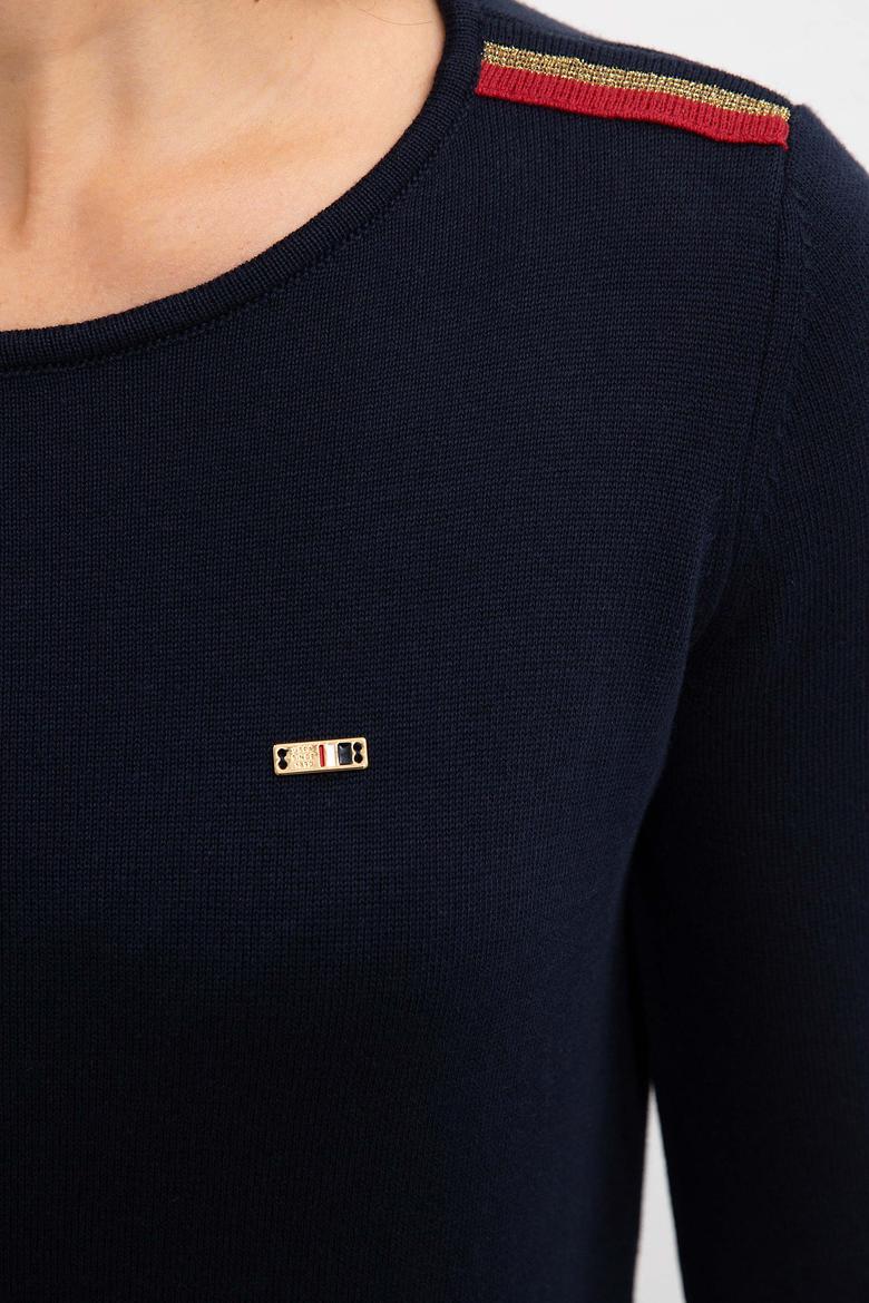 Kadın Lacivert Kazak - 50223950007