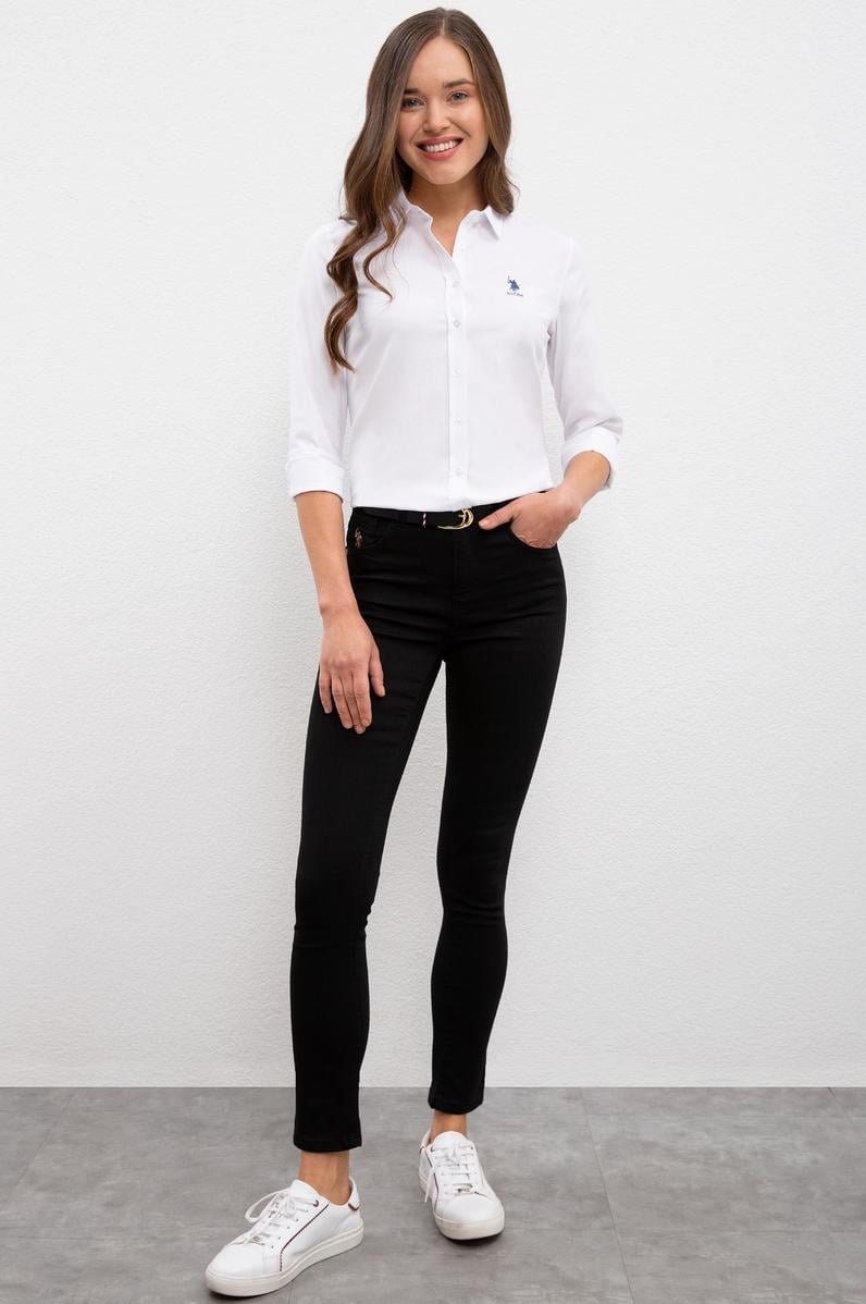 Kadın Siyah Jean Pantolon