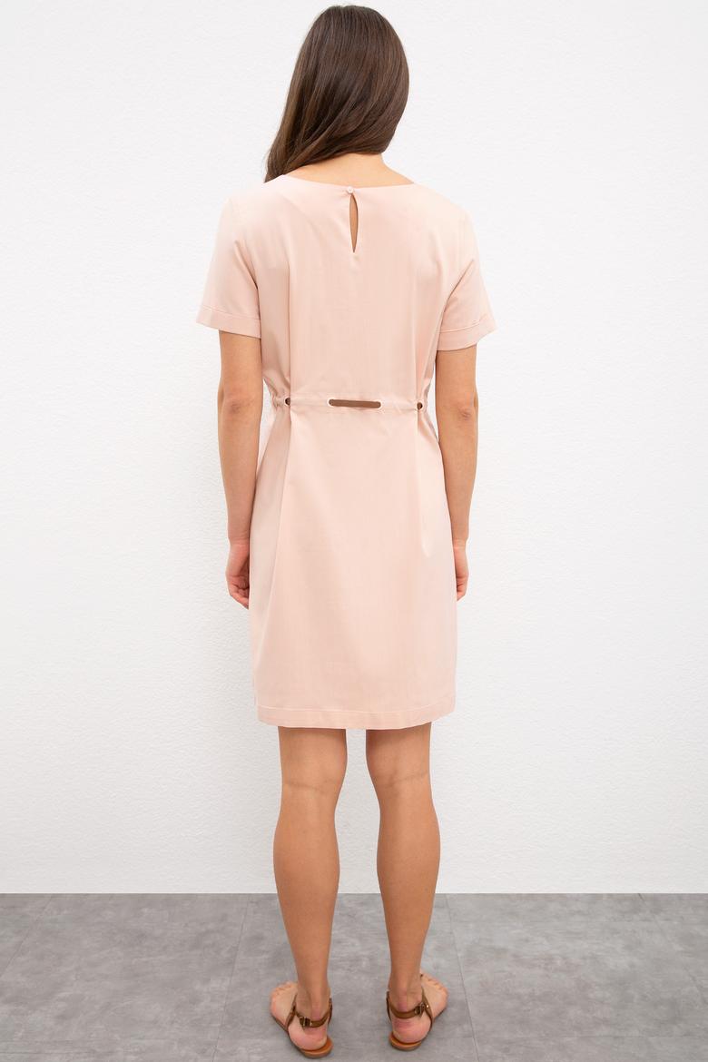 Kadın Pembe Dokuma Elbise - 50218489001