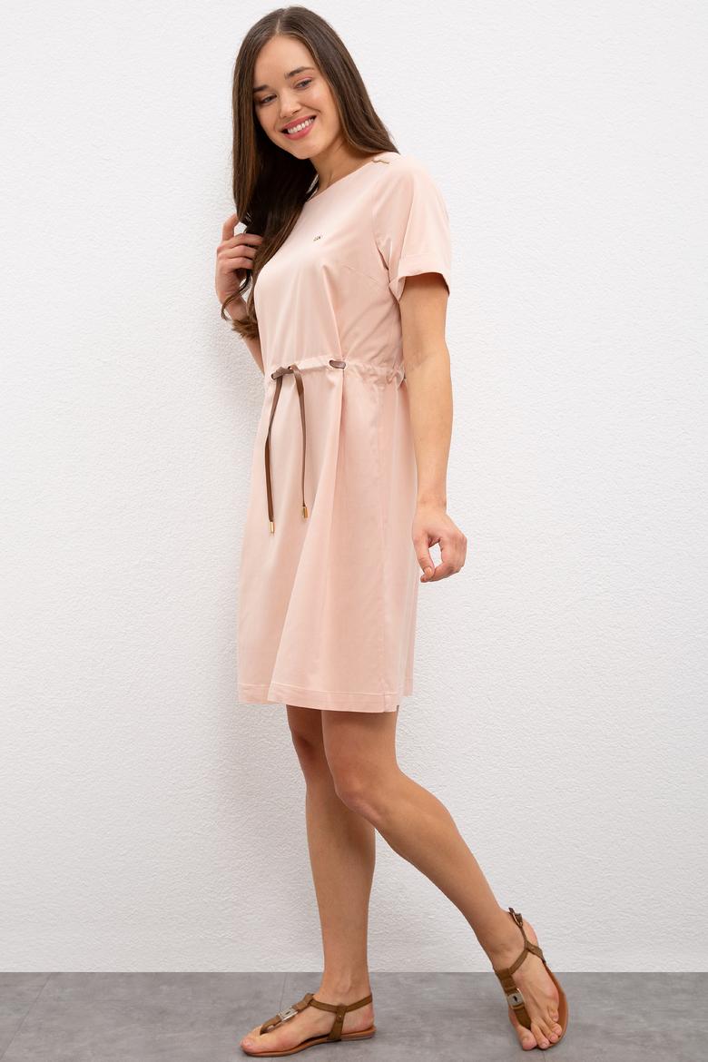 Kadın Pembe Dokuma Elbise - 50218489001