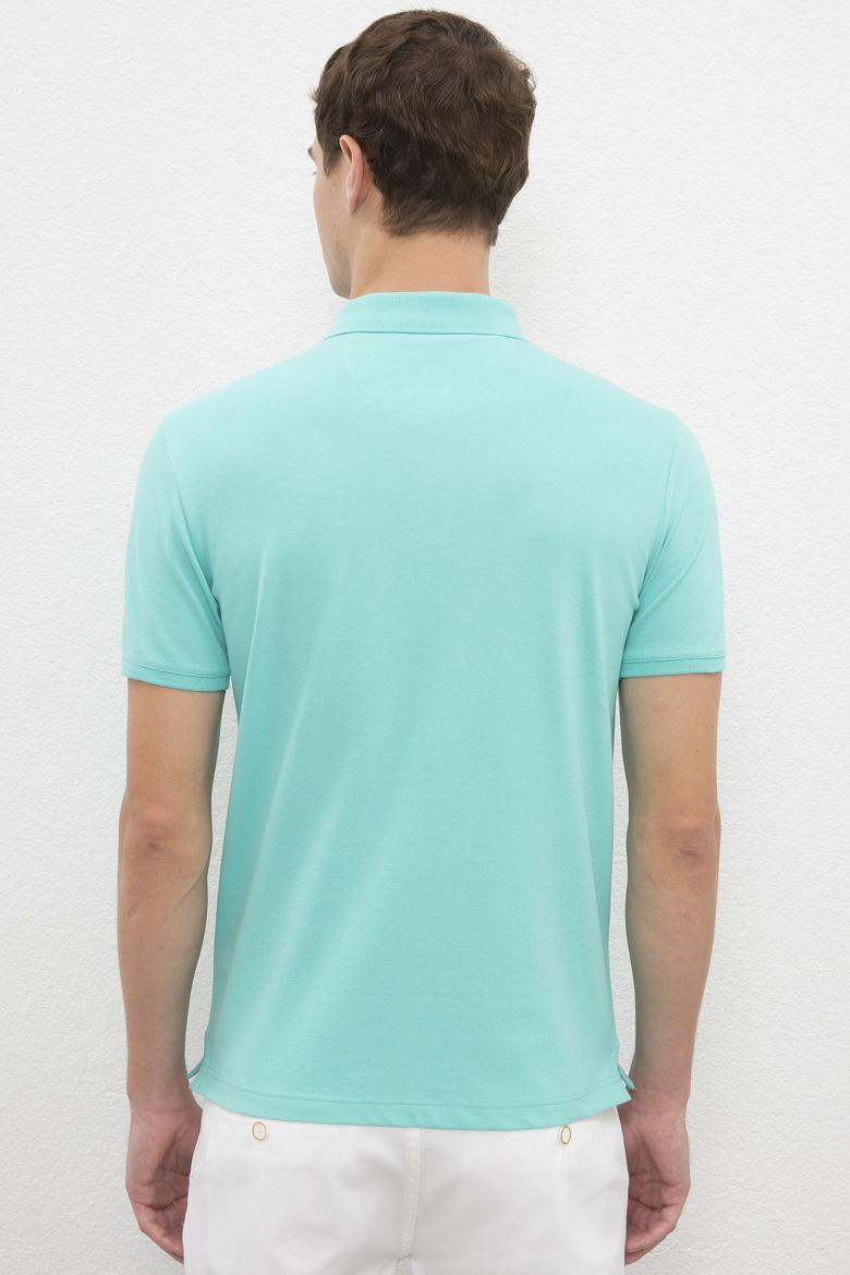 Erkek Mint Yeşili Polo Yaka T-Shirt Basic - 50222622034