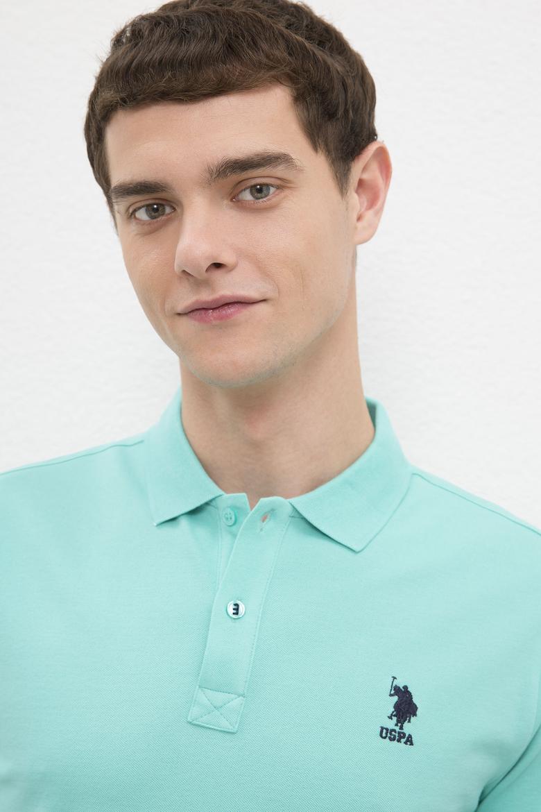 Erkek Mint Yeşili Polo Yaka T-Shirt Basic - 50222622034