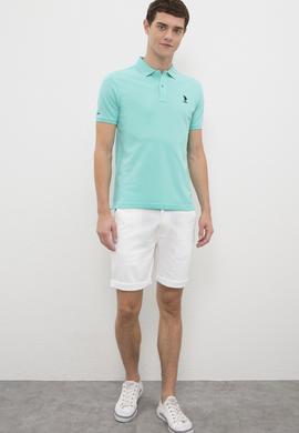 Erkek Mint Yeşili Polo Yaka T-Shirt Basic - 50222622034