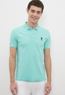 Erkek Mint Yeşili Polo Yaka T-Shirt Basic - 50222622034