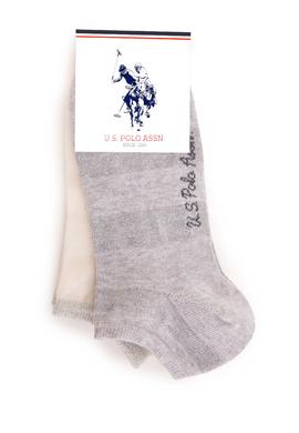 Kadın Gri Melanj Çorap - 50203057003