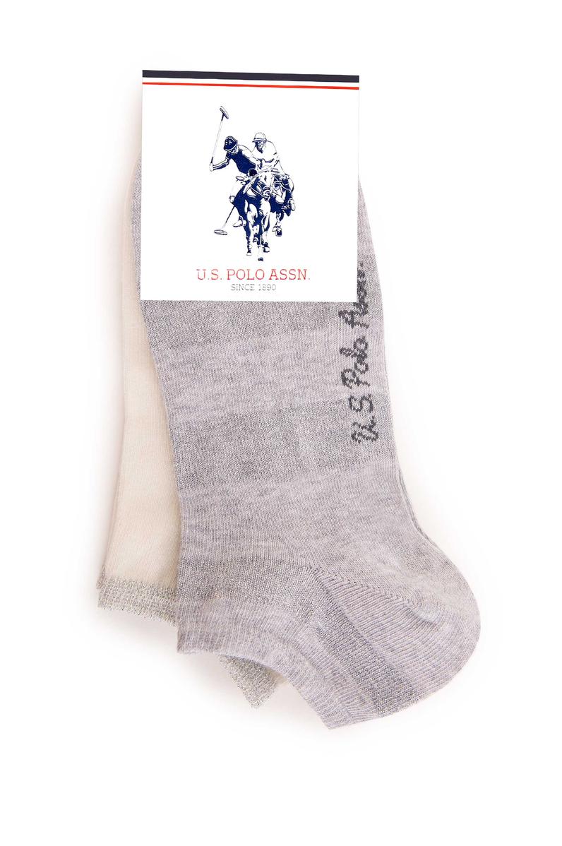 Kadın Gri Melanj Çorap