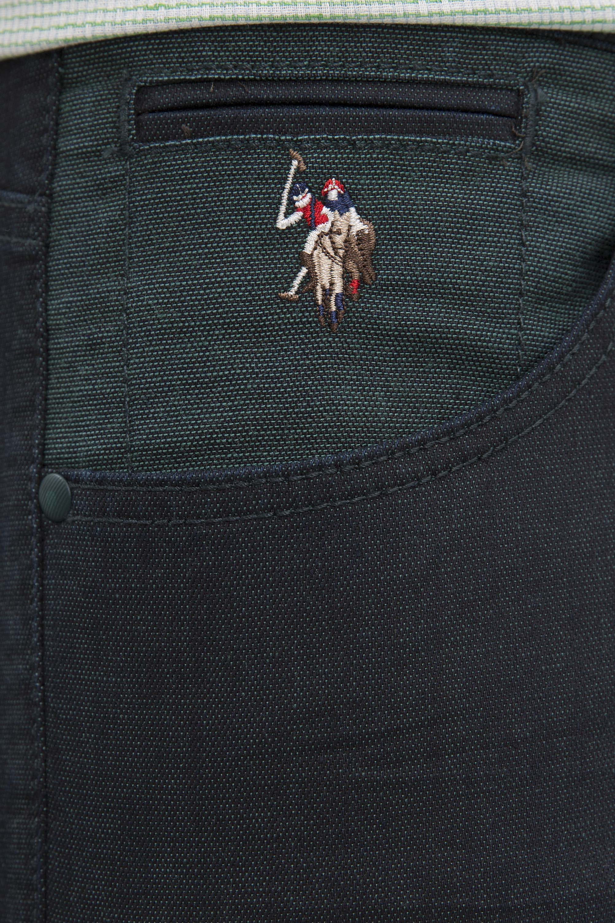 Erkek Yeşil Denim Pantolon