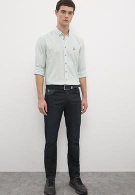 Erkek Yeşil Denim Pantolon - 50219014015