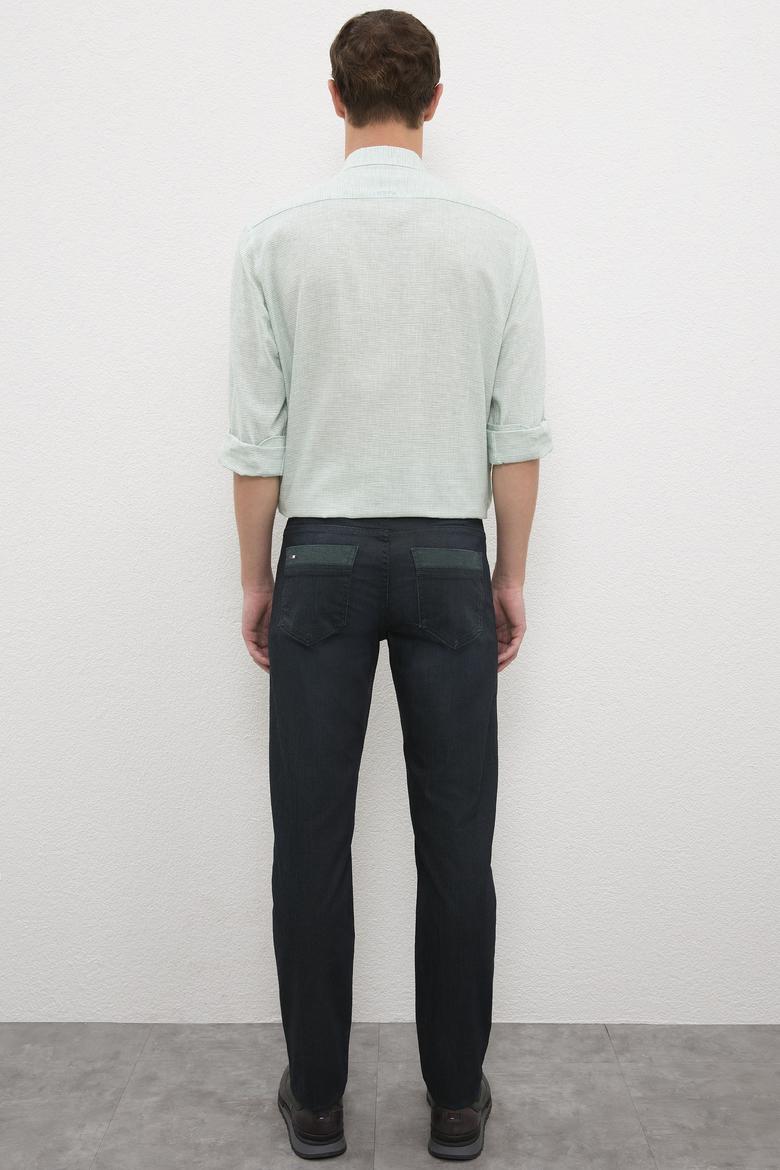 Erkek Yeşil Denim Pantolon - 50219014015