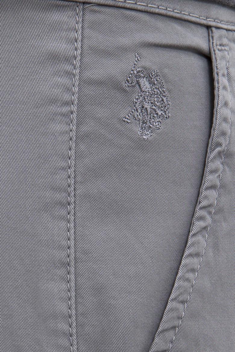 Erkek Gri Dokuma Bermuda Capri - 50218371023